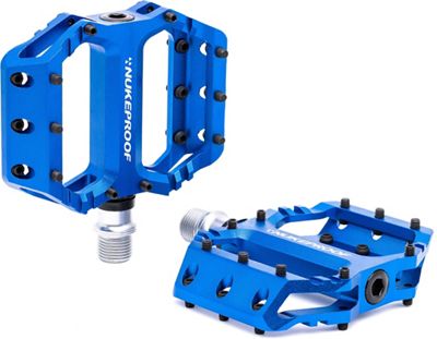 Nukeproof Urchin Youth Flat Mountain Bike Pedals - Blue, Blue