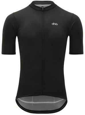 dhb Classic Short Sleeve Jersey - Plain - Black - XXL}, Black