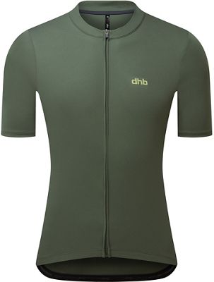 dhb Classic Short Sleeve Jersey - Plain - Thyme - S}, Thyme