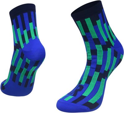 Calzini Ratio Tamagaki (10cm)  - Blu/Verde - S/M, Blu/Verde