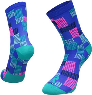 Ratio 16cm Sock - Diode SS20 - Blue-Pink - M/L}, Blue-Pink