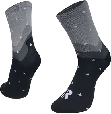 Ratio 16cm Sock - Fuji SS20 - Black-Grey - S/M}, Black-Grey