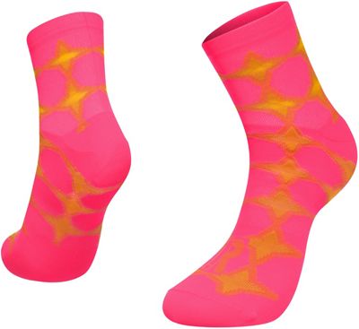 Calzini Ratio Trance (10cm)  - Pink-Orange - S/M, Pink-Orange