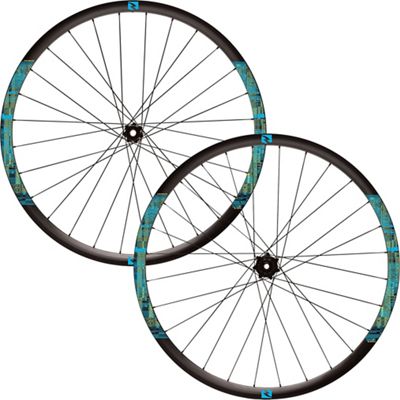 Reynolds TR 307 Carbon Boost MTB Wheelset - Black - Blue - TR 307 E Shimano HG}, Black - Blue