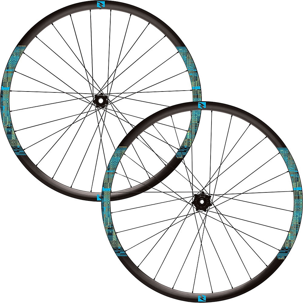 Reynolds TRS 307 Carbon Boost MTB Wheelset - Noir - Bleu - TR 307 E Shimano HG, Noir - Bleu
