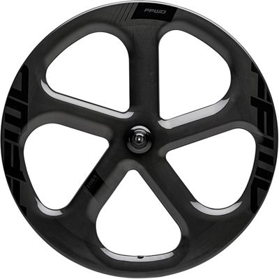 Fast Forward 5 Spoke 1K Front Tubular Track Wheel - Black - 700c}, Black