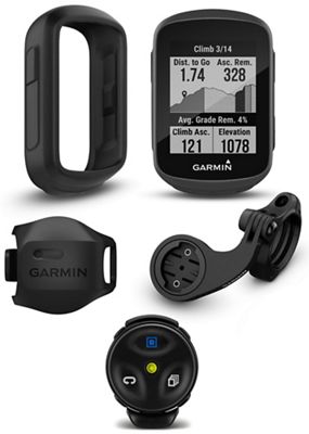 Garmin Edge 130 Plus MTB Computer Bundle - Black, Black