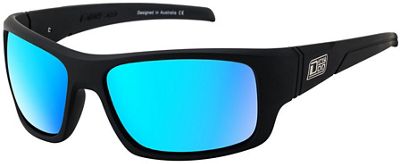 Image of Dirty Dog Stray Satin Polarised Sunglasses - Grey Ice Blue Mirror, Grey Ice Blue Mirror