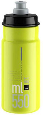 Elite Jet Biodegradable Water Bottle 550ml SS20 - Fluro-Black Logo - 550ml}, Fluro-Black Logo