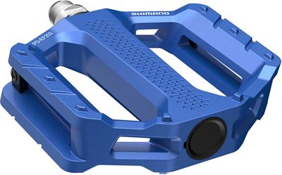 Shimano EF202 MTB Flat Pedals - blu, blu