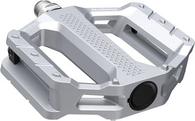 Shimano EF202 Flat Mountain Bike Pedals - Silver, Silver