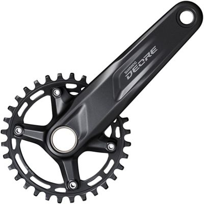 Shimano M5100 Deore 10-11 Speed Single Chainset - Black - 32t, Black