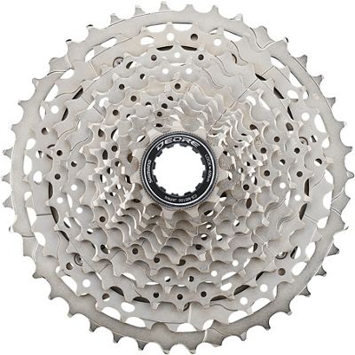 Shimano M5100 Deore 11 Speed Cassette - Silver - 11-42t}, Silver