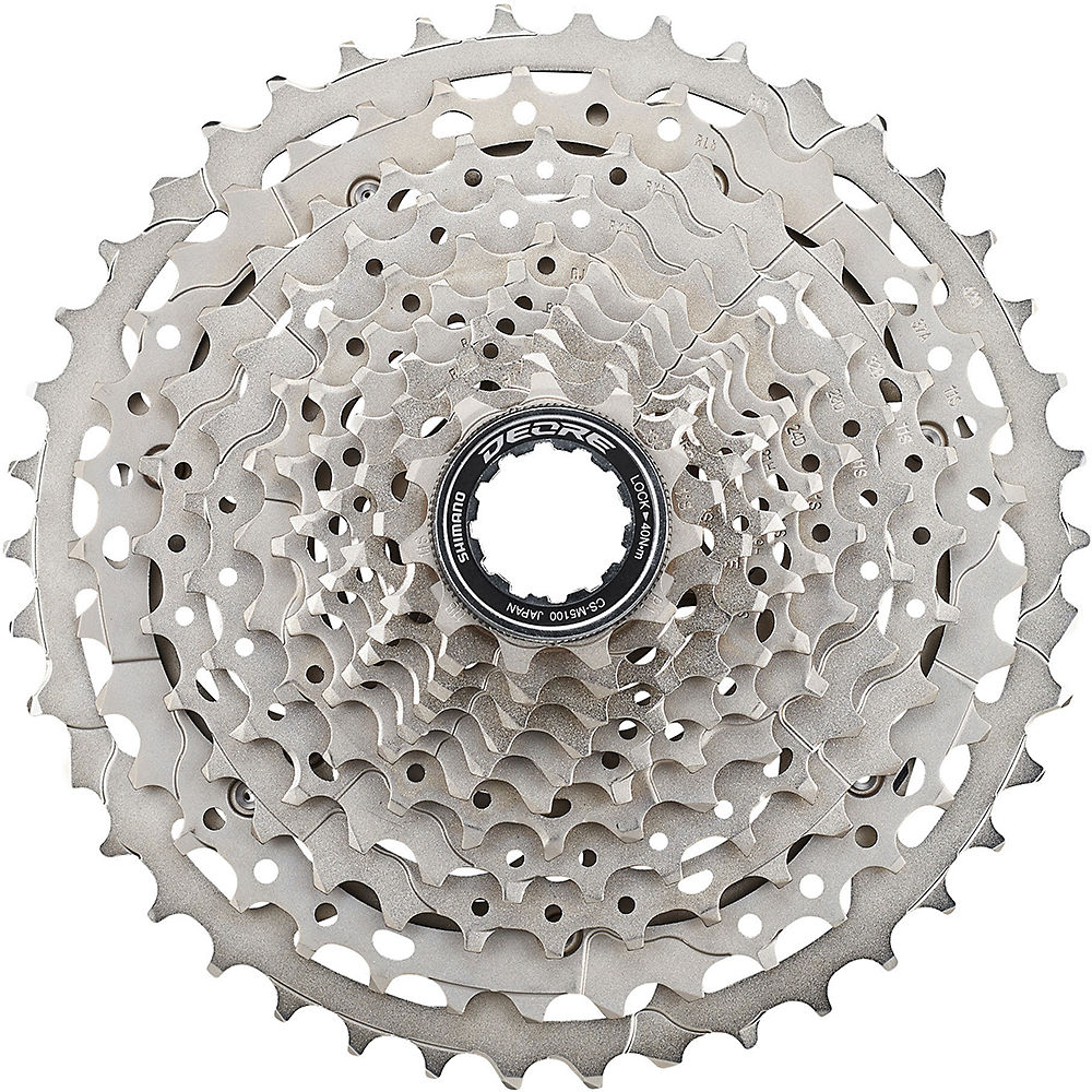 Shimano M5100 Deore 11 Speed Cassette - Argent - 11-42t, Argent