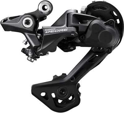 Shimano Deore M5120 Shadow+ MTB Rear Derailleur - Black - Long Cage}, Black