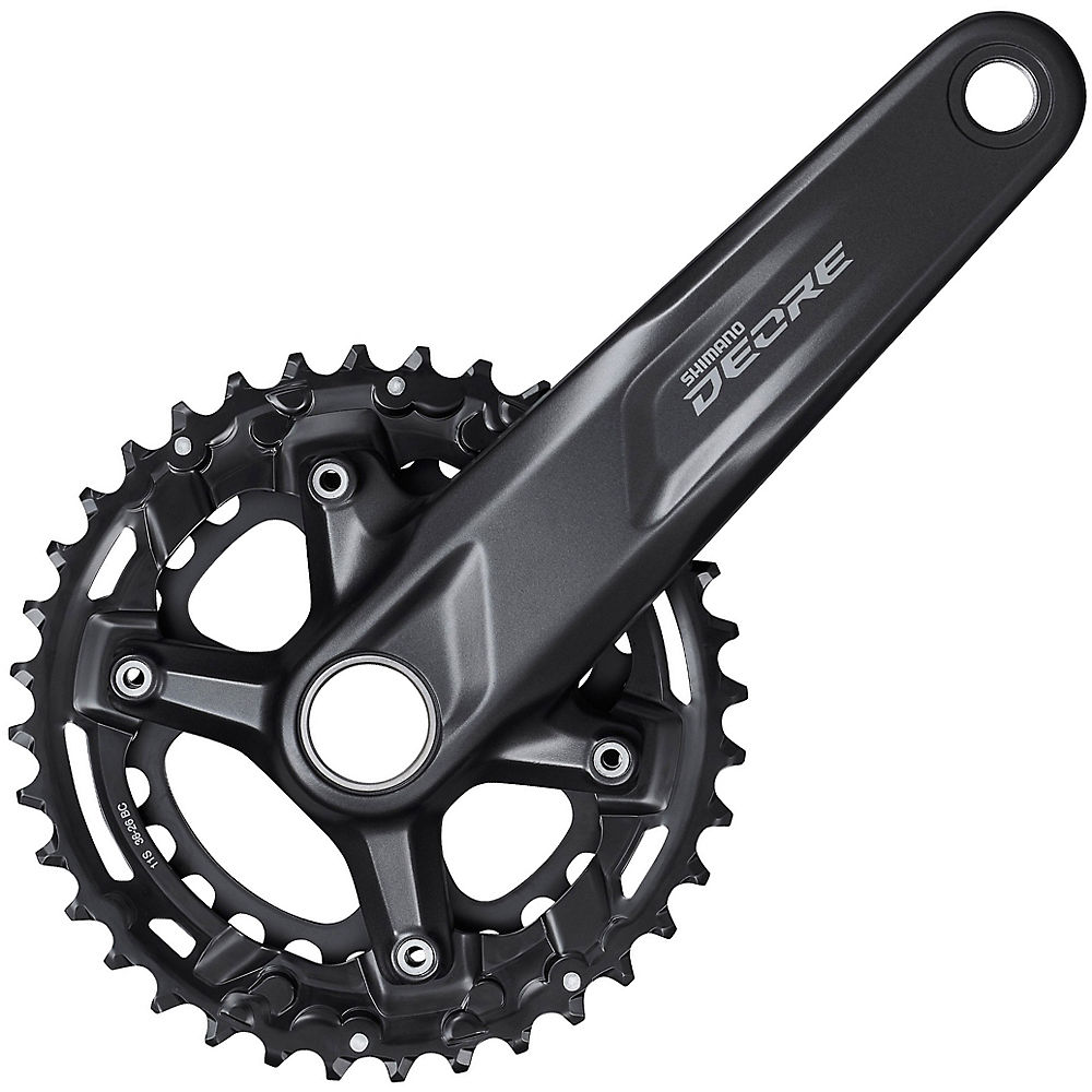 Shimano M5100 Deore 11 Sp Boost Double Chainset - Noir - 36.26t, Noir