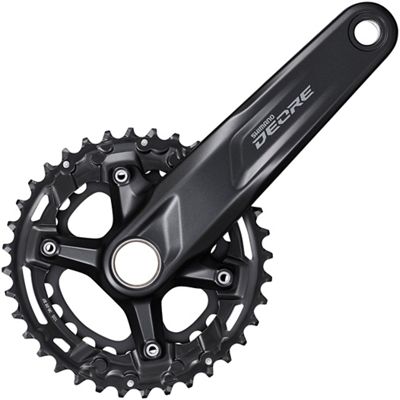 Shimano M4100 Deore 10 Sp Boost Double Chainset - Black - 36.26t, Black