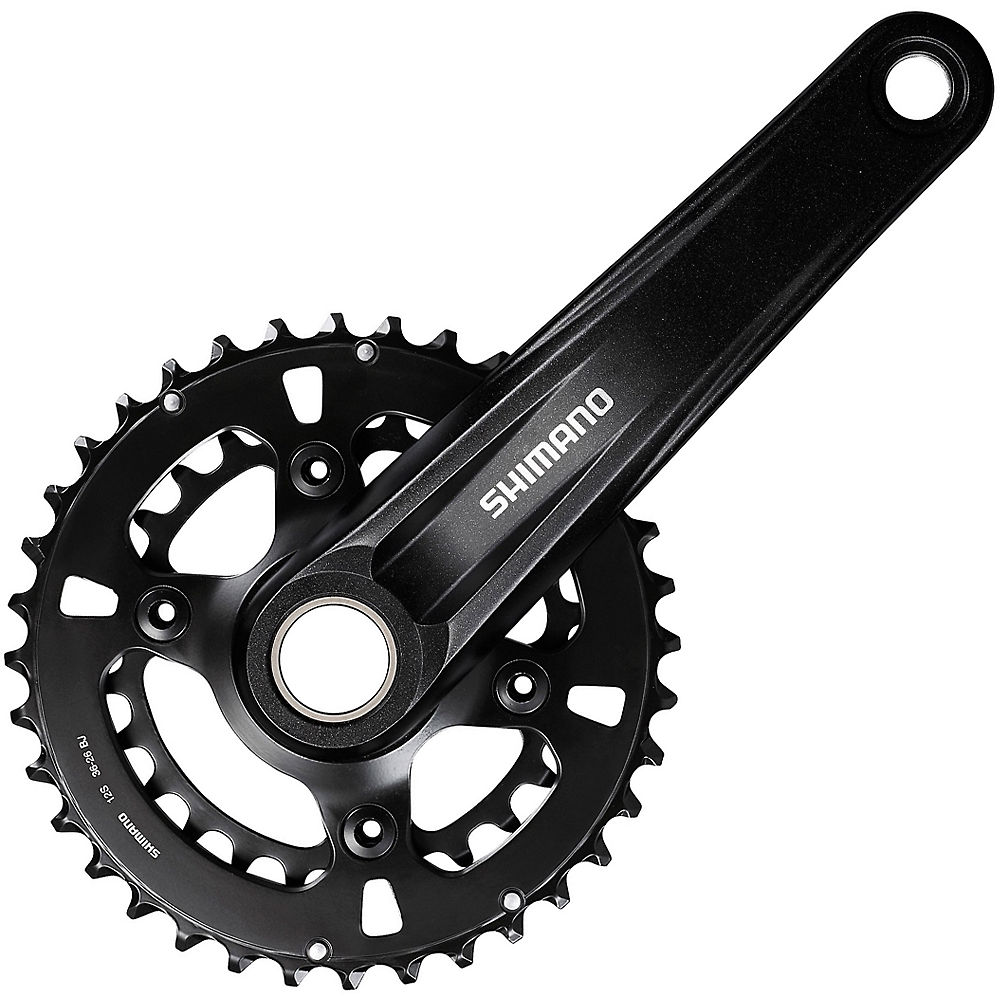 Shimano MT610 12 Speed Boost Double Chainset - Noir - 36.26t, Noir