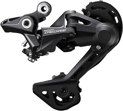 Shimano Deore M4120 Shadow MTB Rear Derailleur - Black - Long Cage}, Black