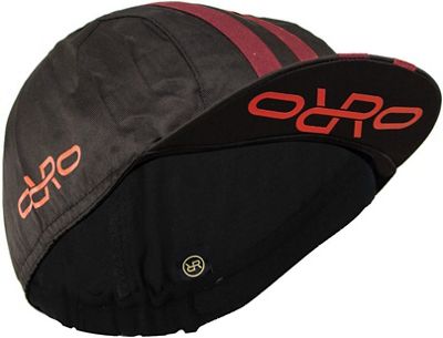 Orro Cycling Cap  - BLACK-RED - One Size, BLACK-RED