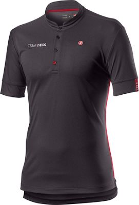 Castelli Team INEOS Tech Polo 2020 - Dark Gray Melange, Dark Gray Melange