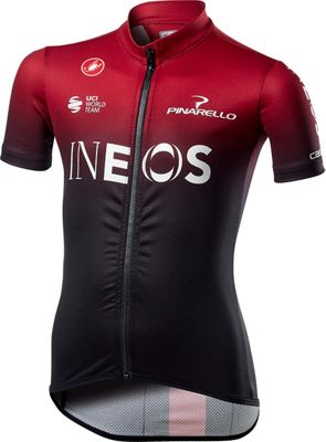 Castelli Team INEOS Kid's Jersey 2020 - rosso scuro - 8-10 Years, rosso scuro