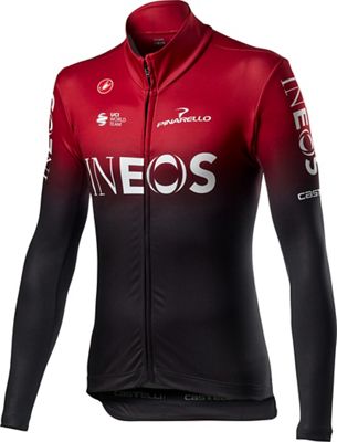 Castelli Team INEOS Long Sleeve Thermal Jersey 2020 - rosso scuro - XS, rosso scuro