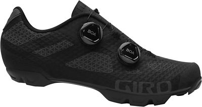 Giro Sector MTB Cycling Shoes - Black - Dark Shadow - EU 45}, Black - Dark Shadow