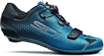 Sidi Sixty Road Shoes - Black-Petrol - EU 40}, Black-Petrol