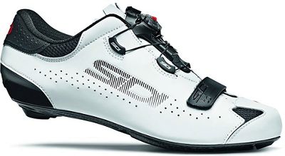 Sidi Sixty Road Shoes - Black-White - EU 44.5}, Black-White
