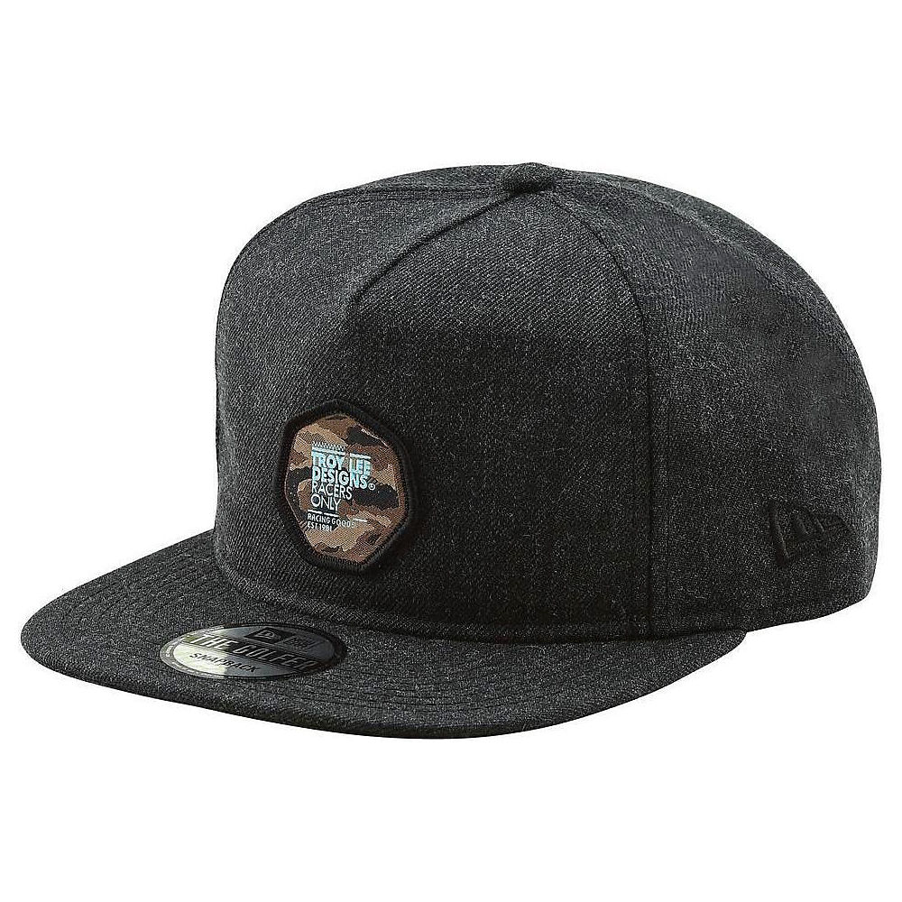 Troy Lee Designs Race Camo Snapback - Noir - One Size, Noir