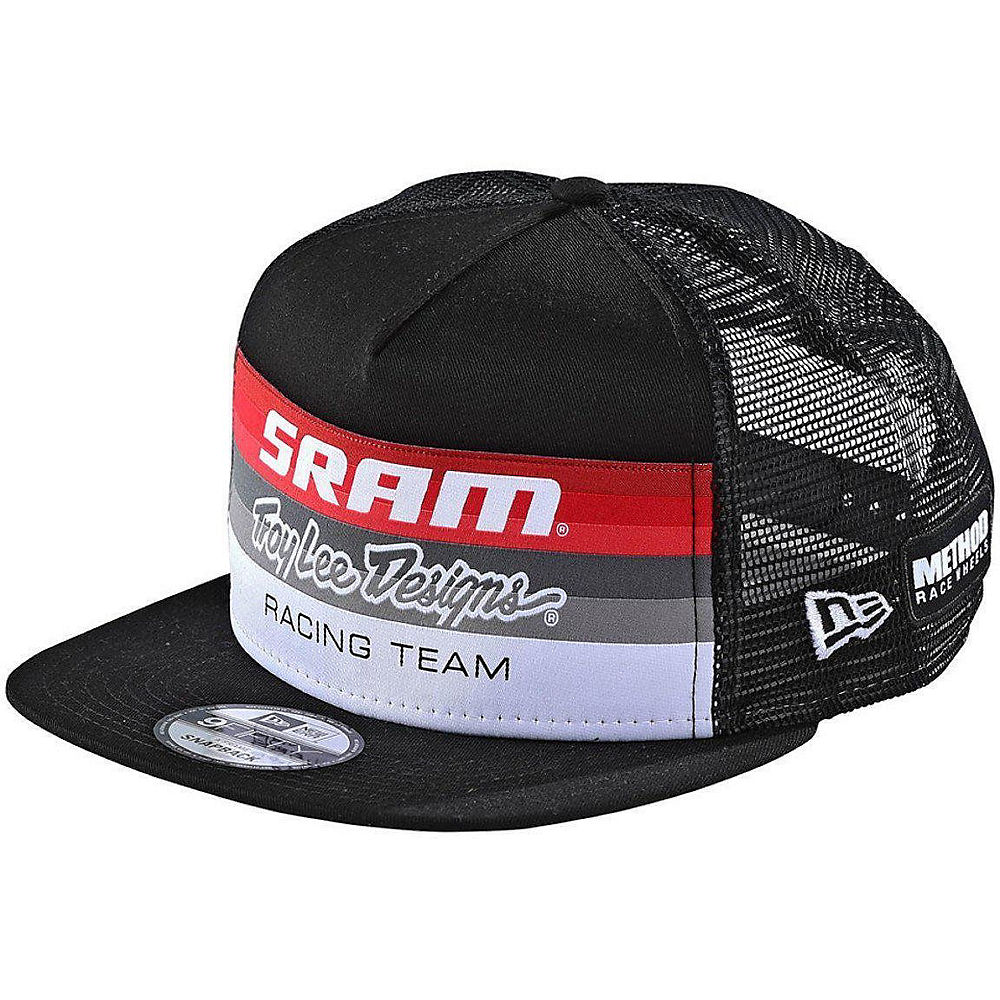 Troy Lee Designs Block Snapback - Noir - One Size, Noir