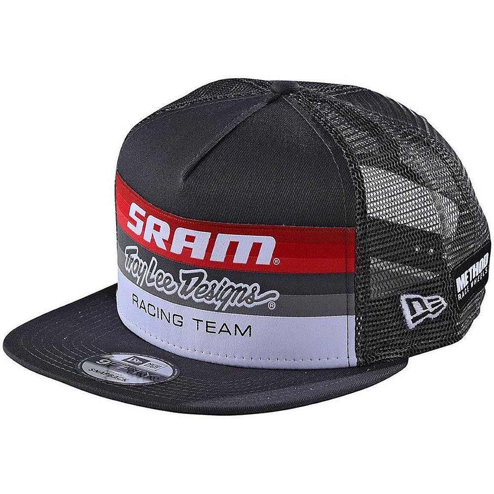 Troy Lee Designs Block Snapback - Charbon - One Size, Charbon
