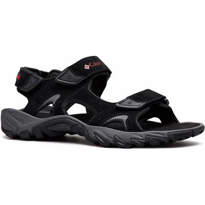 Columbia Santiam 3 Strap Sandals SS20 - Black-Mountain Red - UK 12}, Black-Mountain Red