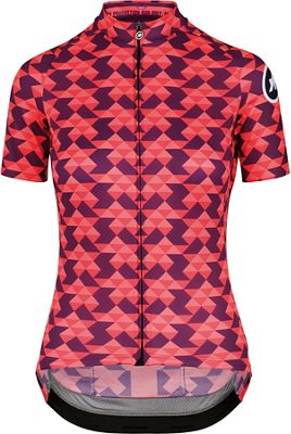 Assos Women's Fastlane Diamond Crazy Jersey  - Solitaire Red, Solitaire Red