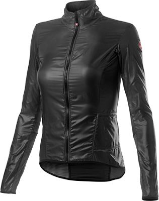 Castelli Women's Aria Shell Jacket - Dark Gray - XL}, Dark Gray