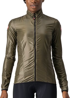 Castelli Women's Aria Shell Jacket - Moss Brown - XS}, Moss Brown