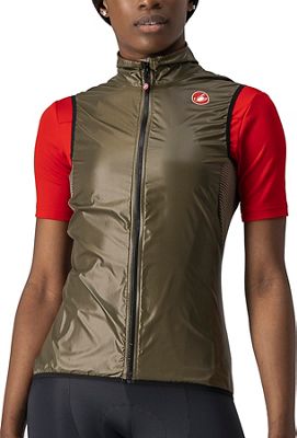 Castelli Women's Aria Vest Gilet - Moss Brown - L}, Moss Brown