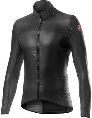 Castelli Aria Shell Jacket - Dark Gray - M}, Dark Gray