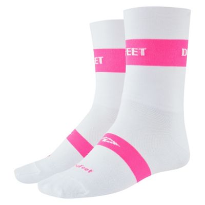 Defeet International Socks  - WHITE-PINK - S/M, WHITE-PINK