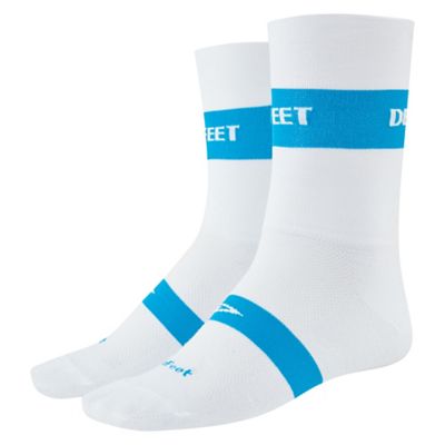 Defeet International Socks  - bianco - blu - L/XL/XXL, bianco - blu