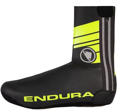 Endura Road Overshoes - Hi-Viz Yellow - L}, Hi-Viz Yellow