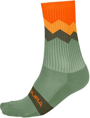 Endura Jagged Socks - Jade - S/M}, Jade