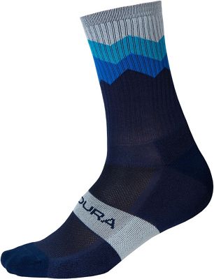 Endura Jagged Socks - Navy - S/M}, Navy