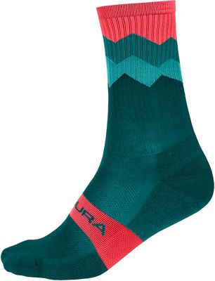 Endura Jagged Socks 2020 - Spruce Green - S/M, Spruce Green