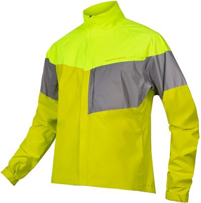 Endura Urban Luminite Waterproof Jacket II - Hi-Viz Yellow-Reflective - S}, Hi-Viz Yellow-Reflective