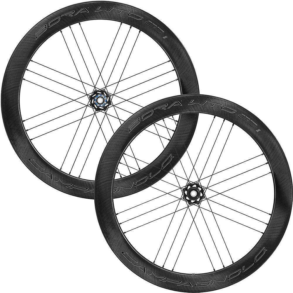 Campagnolo Bora WTO 60 2-Way Road Disc Wheelset - Dark Label - Shimano}, Dark Label