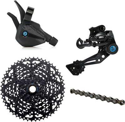Box Three Prime 9 Speed Drivetrain Groupset - Noir - Multi Shift, Noir