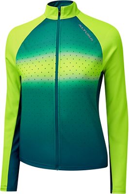 Altura Women's Airstream Long Sleeve Jersey  - UK 10 - Yellow-Teal
