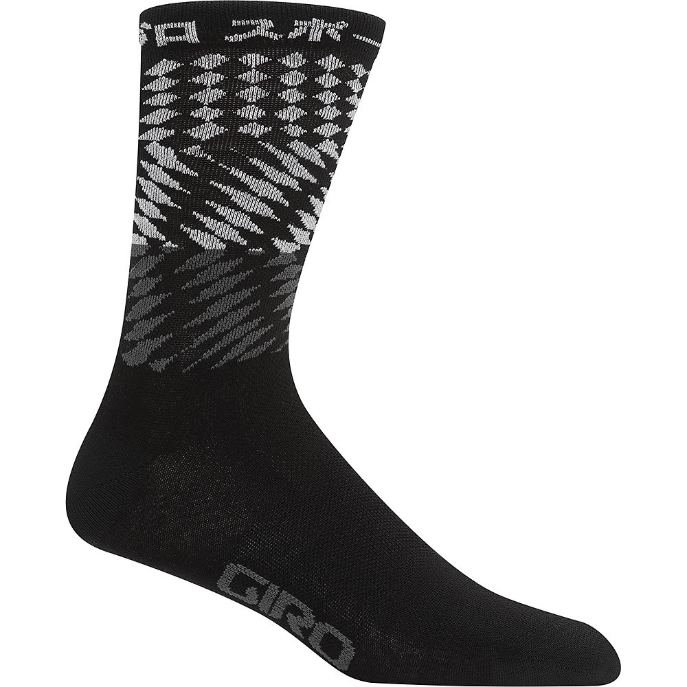 Image of Giro Studio Yasuda Merino Wool Socks - Black Yasuda - XL, Black Yasuda